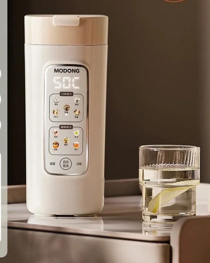 כוס חימום מים חשמלית ניידת עם מסנן, 220V