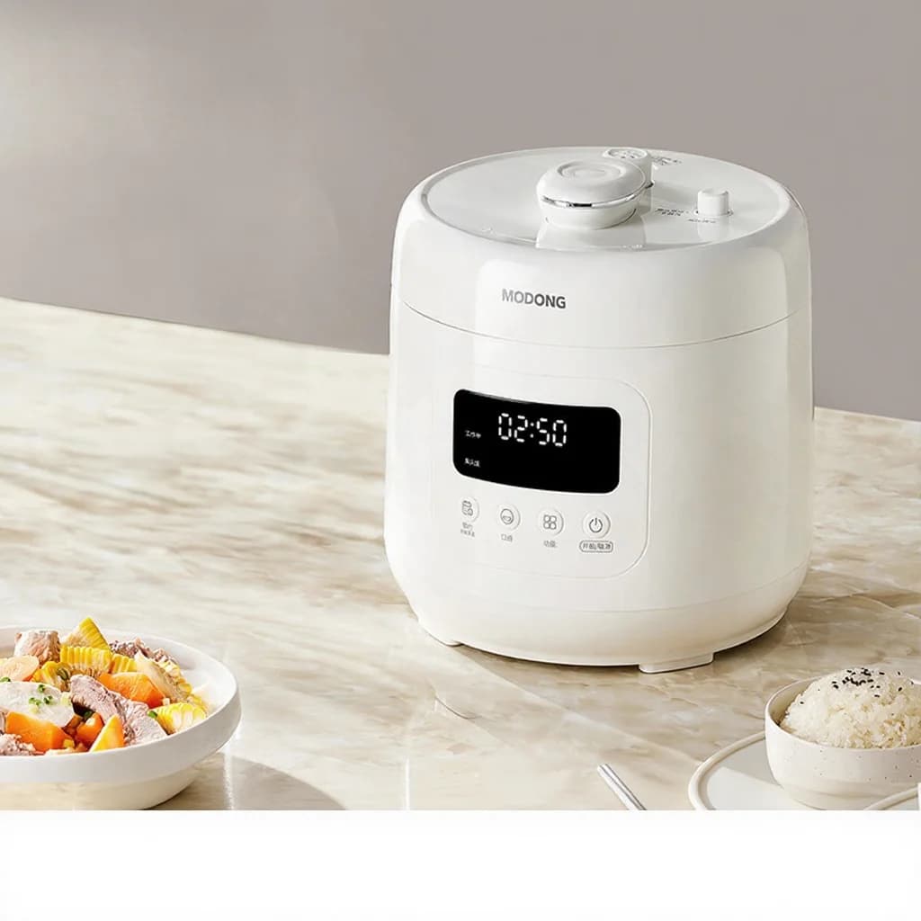 סיר לחץ חשמלי 4L עם ציפוי קרמי, 800W, שליטת מגע