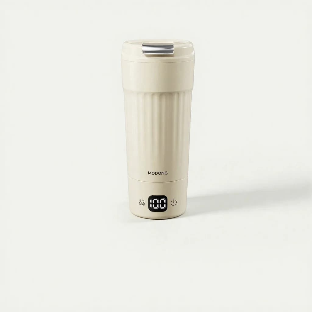ספל חימום חשמלי נייד, 400mL, 7 הגדרות טמפרטורה