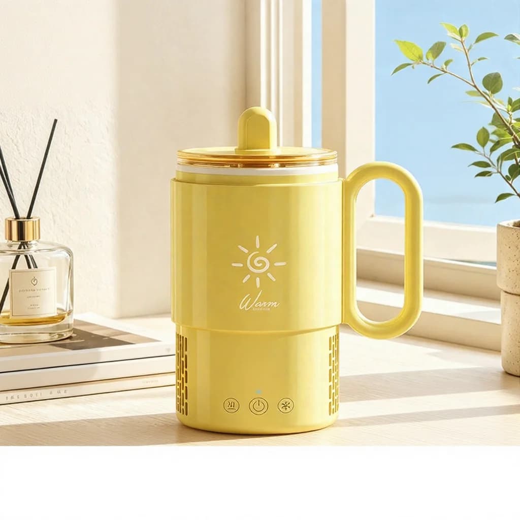 כוס קירור וחימום מיני 450mL 36W בקרת מגע
