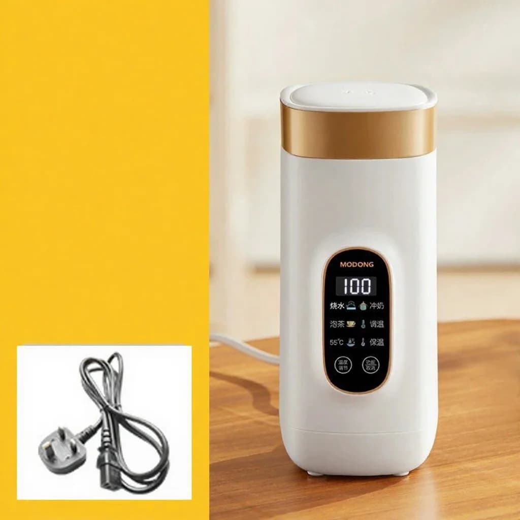 כוס חימום חשמלית ניידת 650ml עם תוחם 304 או 316
