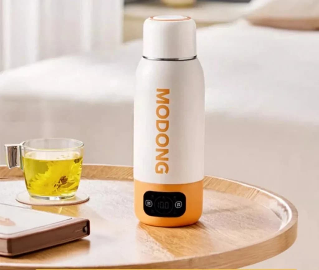 כוס קומקום חשמלי נייד לנסיעות 600ml, דופן פנימית 316 Stainless Steel