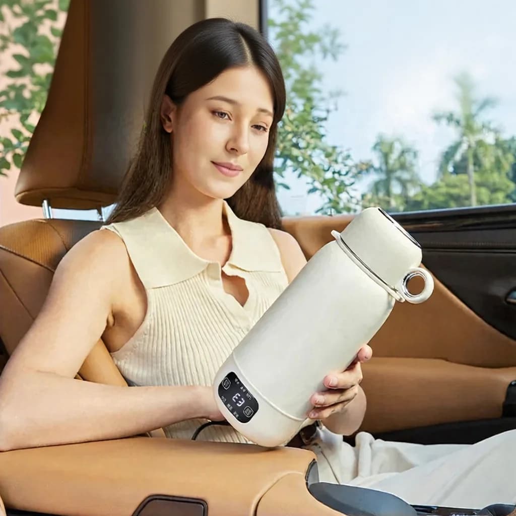 קומקום נסיעות חשמלי נייד כוס מחוממת 1L 316 נירוסטה