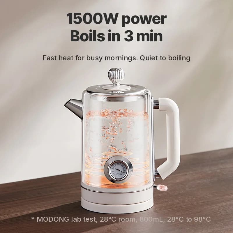 קומקום חשמלי עם כיבוי אוטומטי ושמירת חום 1.8L