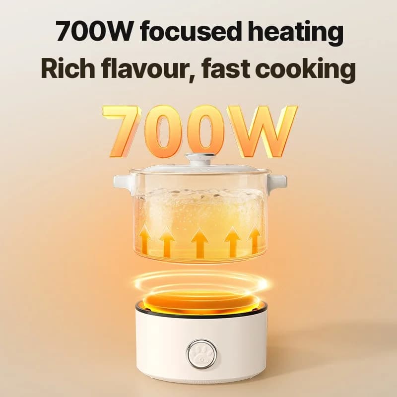 סיר בישול חשמלי מתקפל נייד 110V-220V 550W/700W
