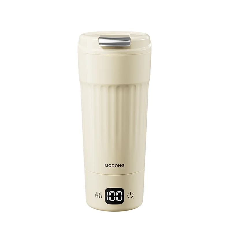כוס חימום חשמלית ניידת, 400mL, 7 הגדרות טמפרטורה