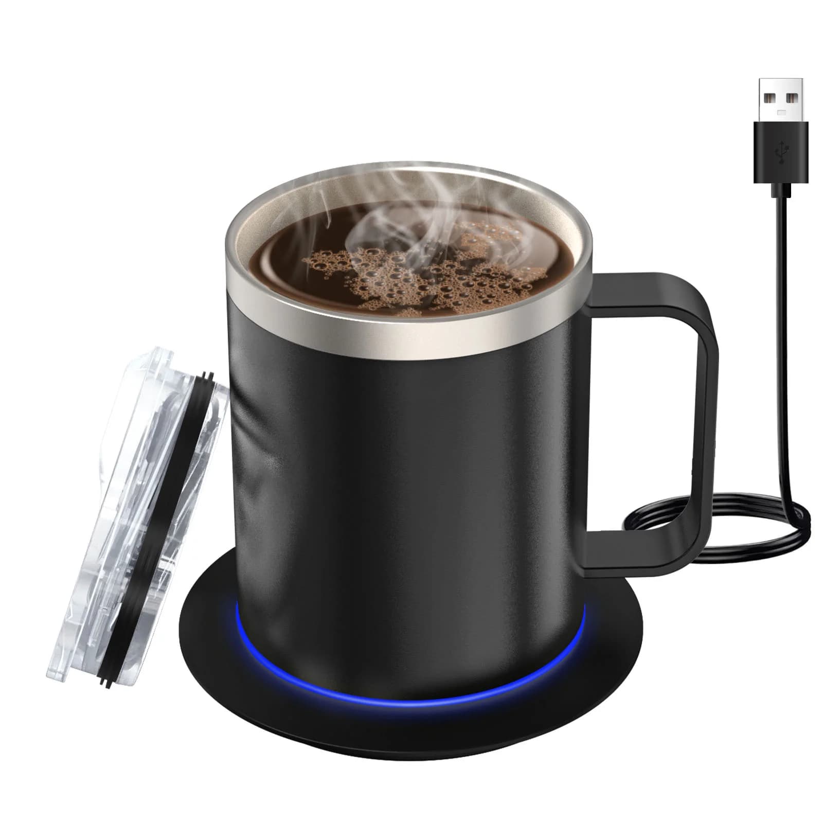 ספל קפה מחומם USB 12oz