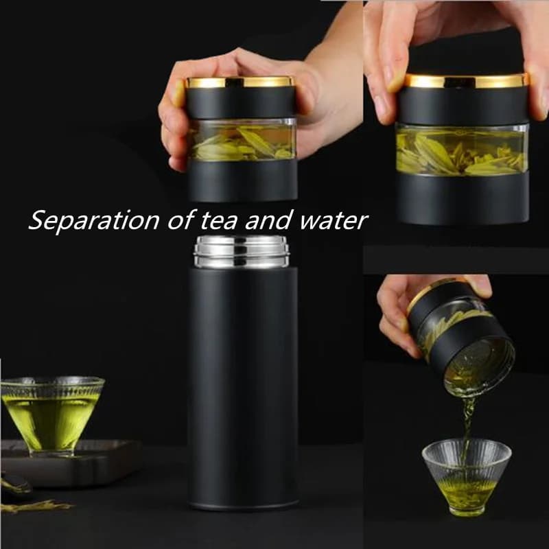 בקבוק תרמוס לחליטת תה 450ml