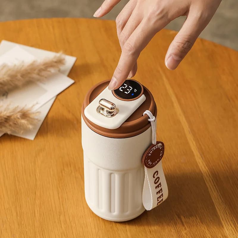 כוס תרמוס עם תצוגת טמפרטורה 450ml
