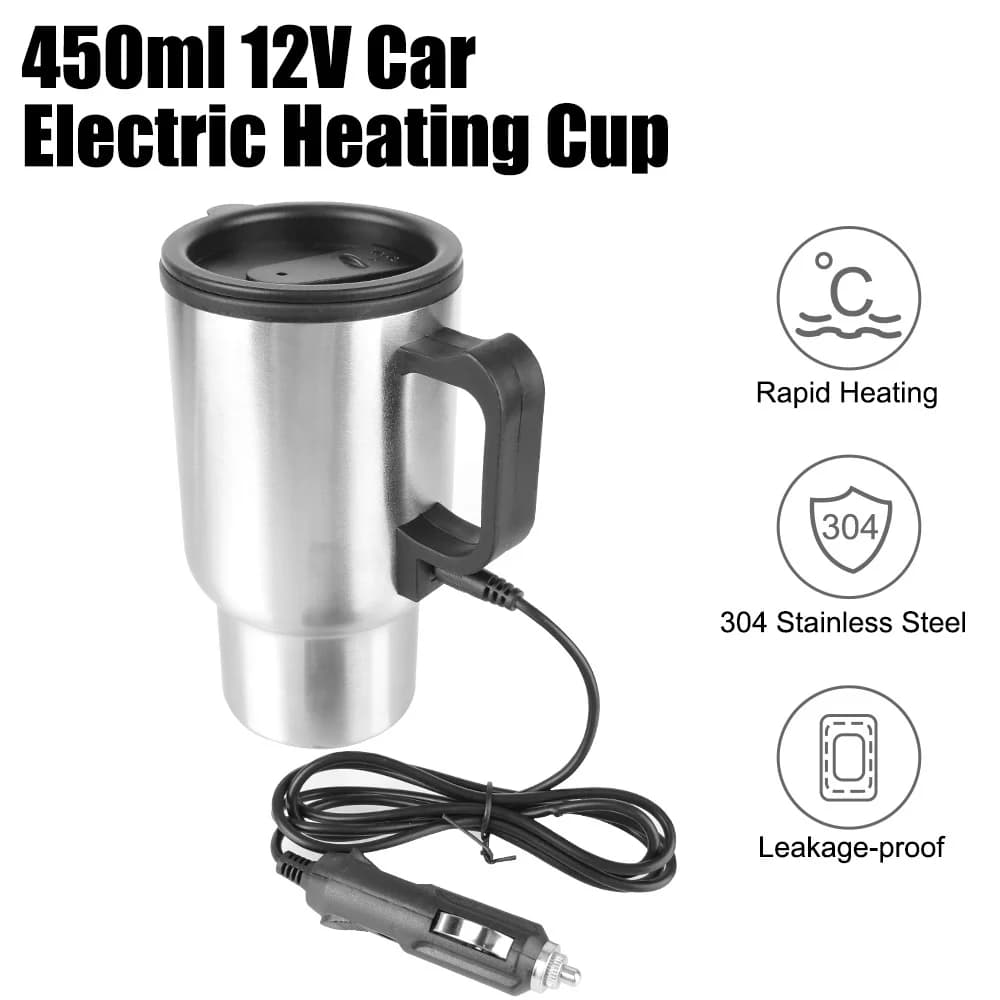 קומקום חשמלי לרכב 450ml 12V