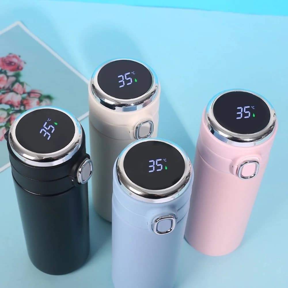 תרמוס עם תצוגת טמפרטורה 400ml