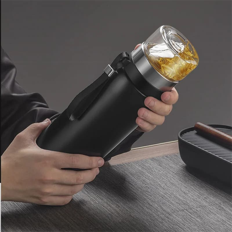 תרמוס עם חליטת תה 750ml/1100ml
